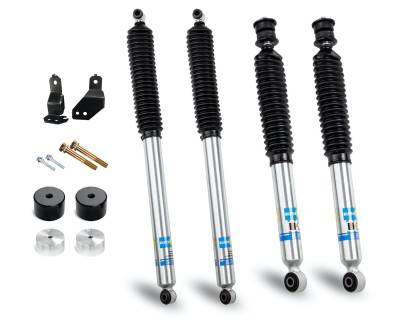 Suspension and Chassis - Leveling Kits - Cognito Motorsports - 2017-2022 Power Stroke Cognito - 2-Inch Economy Leveling Kit With Bilstein Shocks