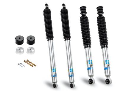 Chassis & Suspension - Leveling Kits - Cognito Motorsports - 2005-2016 Powerstroke Cognito - 2-Inch Economy Leveling Kit w/ Bilstein Shocks