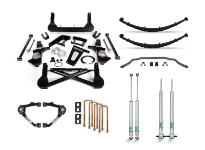 Cognito Motorsports - 07-18 Silverado/Sierra 1500 With OEM Cast Steel Arms Cognito - 12-Inch Performance Lift Kit with Bilstein 5100 Series Shocks