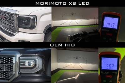 Morimoto - 15-19 GMC 2500 & 3500 HD / 14-18 GMC 1500 - Morimoto - XB LED Headlights (Pair) - Image 7