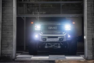 Morimoto - 2015-19 GM 2500 / 3500 HD & 2018+ Jeep Wrangler JL / JT - Morimoto - XB LED Fog Lights, Round (Pair) - Image 11