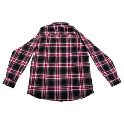 Wehrli Custom Fabrication - Men's Flannel - Black, Red & White Plaid, Limited Edition - Image 2