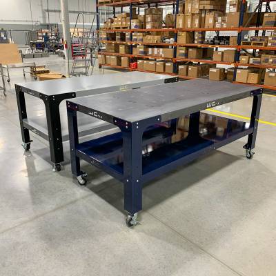 Shop Products - Work Benches - Wehrli Custom Fabrication - 32 in. x 90 in. Modular Steel Work Bench