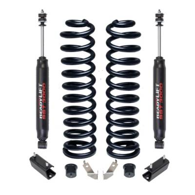 Suspension and Chassis - Leveling Kits - ReadyLIFT - 2011-2023 FORD SUPER DUTY POWER STROKE 4WD - READYLIFT - 2.5" LEVELING KIT W/ SST3000 SHOCKS