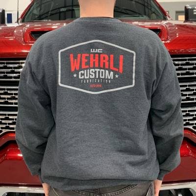 Wehrli Custom Fabrication - Men's Crewneck Sweatshirt - Image 4