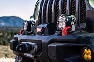 Baja Designs - 2018-2022 Jeep Wrangler JL/2020-2022 Jeep Gladiator JT Baja Designs Jeep XL80 Bumper Light Kit - Image 3