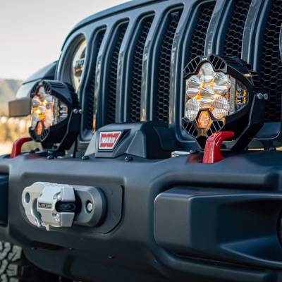 Baja Designs - 2018-2022 Jeep Wrangler JL/2020-2022 Jeep Gladiator JT Baja Designs LP6 Pro Bumper Light Kit - Image 3