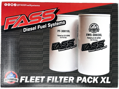 2003-2007 6.0L Power Stroke - Fuel System - FASS Fuel Systems - FASS Fleet Filter Pack XL