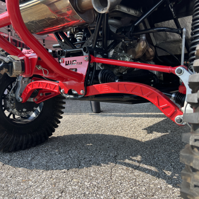 WCFab Side X Side - 2019-2025 Honda Talon X Billet Lower High Clearance Radius Rod Kit - Image 8