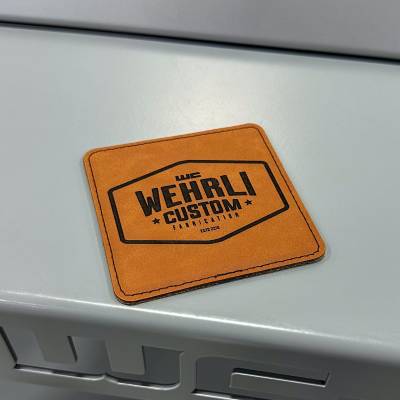 Wehrli Custom Fabrication - Wehrli Custom Leather Drink Coaster - Image 2