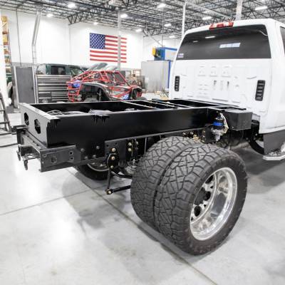 Wehrli Custom Fabrication - 2019+ Chevy Silverado 4500/5500/6500 & International CXT L5D Duramax Pickup Bed Rail Extension Kit - Image 3
