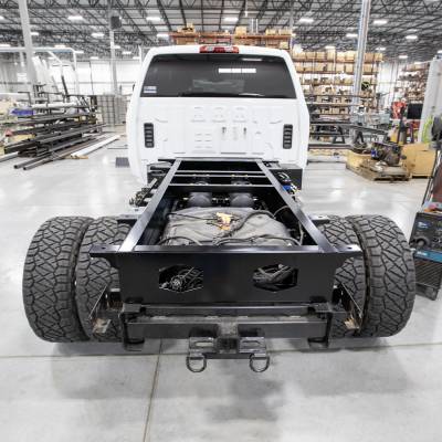 Wehrli Custom Fabrication - 2019+ Chevy Silverado 4500/5500/6500 & International CXT L5D Duramax Pickup Bed Rail Extension Kit - Image 4
