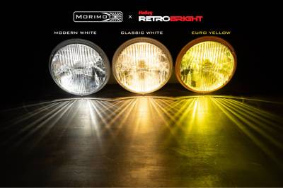 Morimoto - Sealed Beam RetroBright LED Headlights - Holley/Morimoto - 7" Round - Image 10