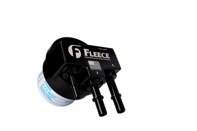 Fleece Performance  - 2011-2024 6.7L Powerstroke Fleece Engine Mounted Billet Fuel Filter Housing Kit - Image 2