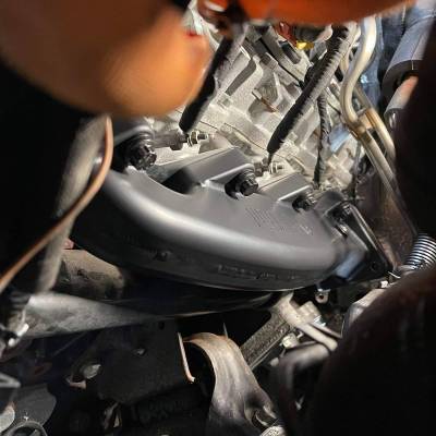 Wehrli Custom Fabrication - 2001-2004 LB7 Duramax Billet Exhaust Manifold & 2" Stainless Up Pipe Kit - Image 12