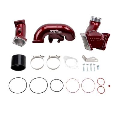 Wehrli Custom Fabrication - 2007.5-2010 LMM Duramax High Flow 3" Y-Bridge Kit - Image 1