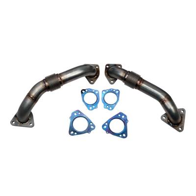 2017-2025 L5P Duramax 2" Stainless Up Pipe Kit for OEM or WCFab Manifolds w/ Gaskets