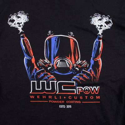 Wehrli Custom Fabrication - Men's T-Shirt - Powder Coat 10th Anniversary - Image 3