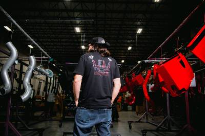 Wehrli Custom Fabrication - Men's T-Shirt - Powder Coat 10th Anniversary - Image 6