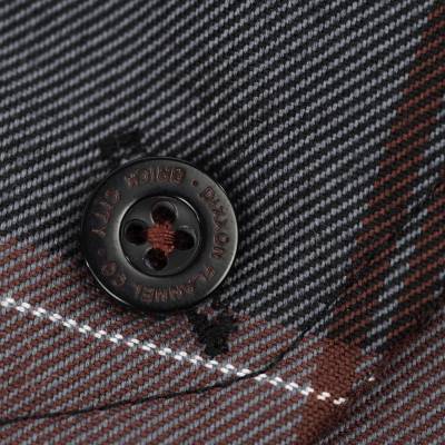Wehrli Custom Fabrication - Men's Dixxon Flannel - Maroon & Grey Plaid, Limited Edition - Image 6