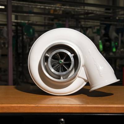 Powder Coated Compressor Cover in Gloss White (-GW)