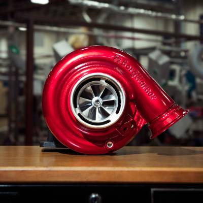 Powder Coated Compressor Cover in Candy Red (-CR)