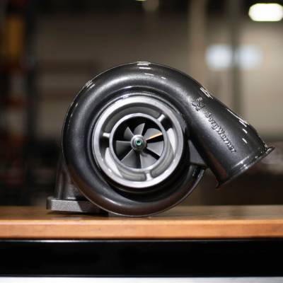 Powder Coated Compressor Cover in WCFab Grey / Kingsport Grey (-GRY)