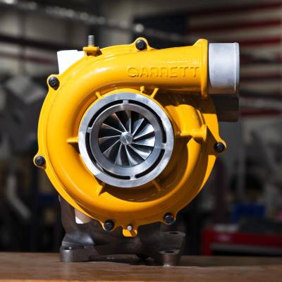 Powder Coated Compressor Cover - Cat Yellow (-CAT)