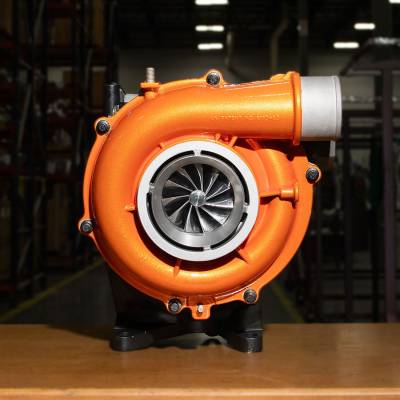Powder Coated Compressor Cover Custom Color Illusion Orange (-CSTM)
