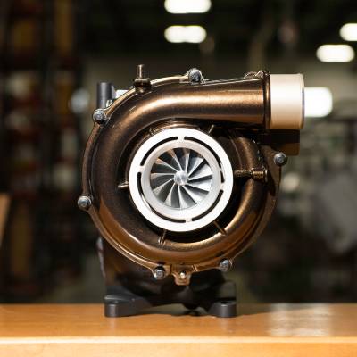 Powder Coated Compressor Cover in Bronze Chrome (-BC)
