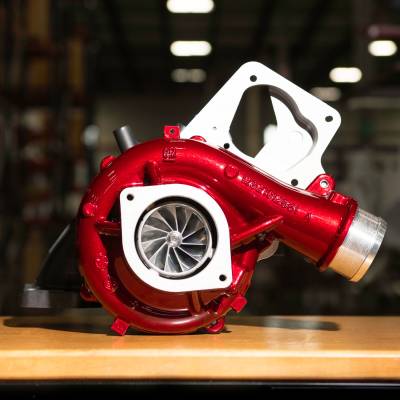 Powder Coated Compressor Cover in WCFab Red / Illusion Cherry (-RED)