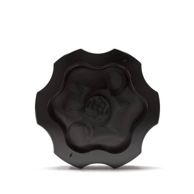 Wehrli Custom Fabrication - 2017-2026 Powerstroke Billet Aluminum Power Steering Reservoir Cap, Black Anodized - Image 3