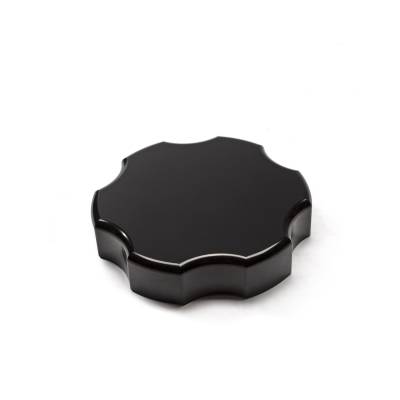 Wehrli Custom Fabrication - 2017-2026 Powerstroke Billet Aluminum Power Steering Reservoir Cap, Black Anodized - Image 5
