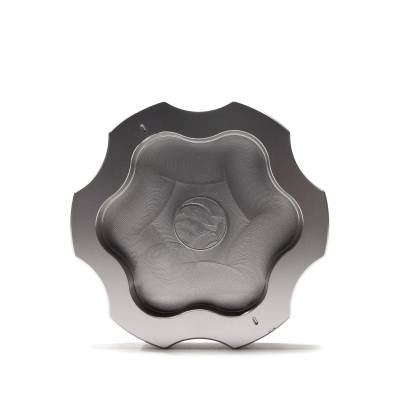 Wehrli Custom Fabrication - 2017-2026 Powerstroke Billet Aluminum Power Steering Reservoir Cap, Clear Anodized - Image 3