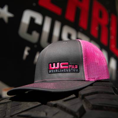 Wehrli Custom Fabrication - Snap Back Hat Grey/Pink WCFab - Image 3