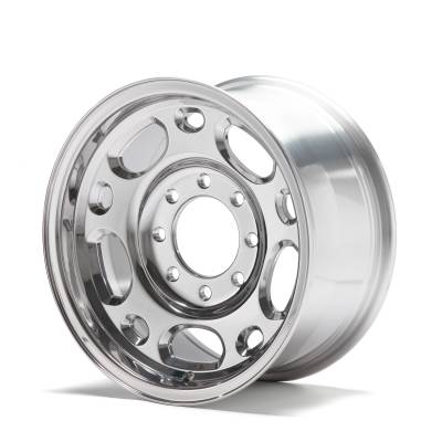 6x5.5 Bolt Circle in Polished Finish