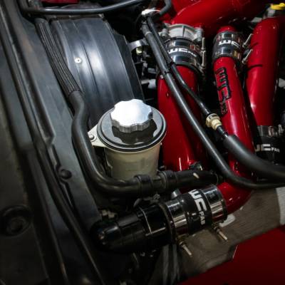 Wehrli Custom Fabrication - 2017-2026 Powerstroke Billet Aluminum Power Steering Reservoir Cap, Clear Anodized - Image 6