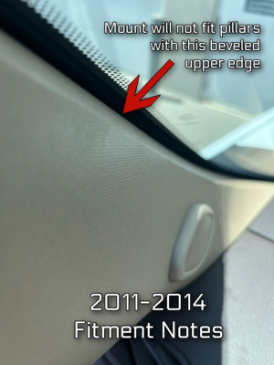 Edge Products - Edge CTS3 A-Pillar Display Mount for 2007.5-2014 GM 1500/2500/3500 - Image 3