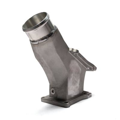Wehrli Custom Fabrication - LBZ/LMM Duramax High Flow 3" Y-Bridge (Bridge Only) for Fixed Vane / Non-VGT Turbo - Image 4