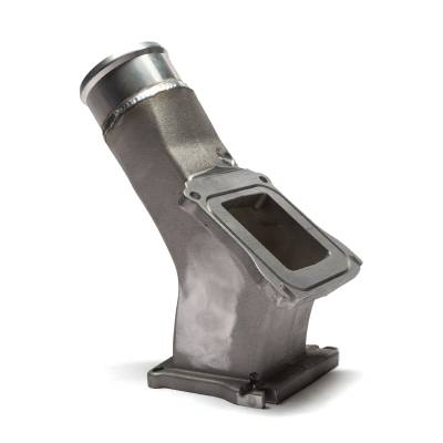 Wehrli Custom Fabrication - LBZ/LMM Duramax High Flow 3" Y-Bridge (Bridge Only) for Fixed Vane / Non-VGT Turbo - Image 5