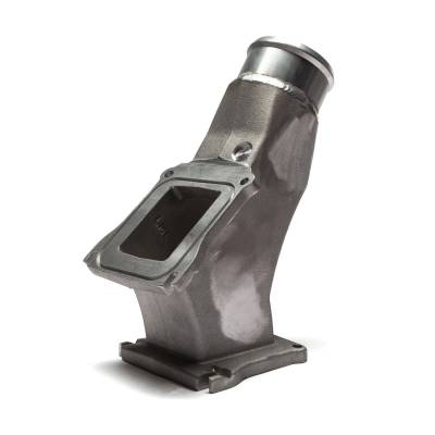 Wehrli Custom Fabrication - LBZ/LMM Duramax High Flow 3" Y-Bridge (Bridge Only) for Fixed Vane / Non-VGT Turbo - Image 6