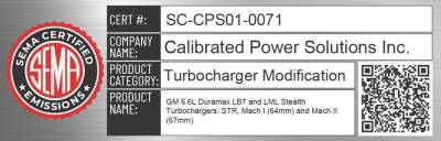 Calibrated Power - 2001-2004 LB7 Duramax Stealth Mach 2 67/71 Drop In Turbo - Image 9
