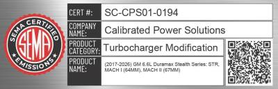 Calibrated Power - 2024-2026 L5P Duramax Stealth Mach 1 (64mm) Drop In VGT Turbo - Image 10