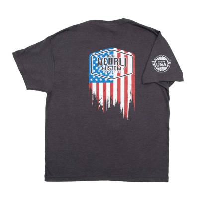 Wehrli Custom Fabrication - Flag Logo T-Shirt - Image 3